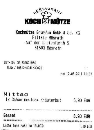 jgos Hffner Kochmtze Restaurant